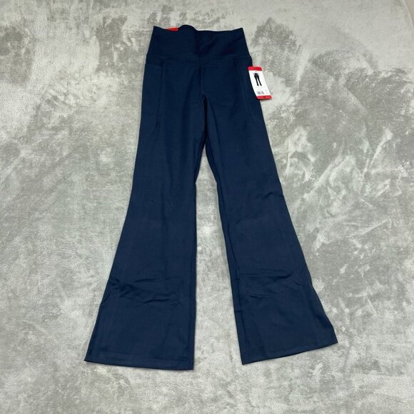 Jockey Studio Flare Pants Neo Navy M 31" Inseam High Waist Stretchy NWT 6535 - Picture 2 of 10
